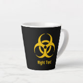 Tasse Latte Biohazard icon (Angle droit)