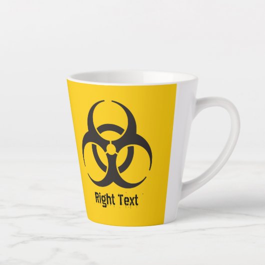 Tasse Latte Biohazard icon (Droite)