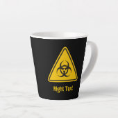 Tasse Latte Biohazard icon (Angle droit)