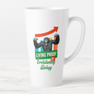 Tasse Latte Biologie de l'évolution Humour des primates