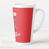 Tasse Latte Bird House Joyeux Noël (Droite)