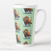 Tasse Latte bison à grandes cornes (Droite)