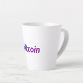 Tasse Latte Bitcoin Miami (Angle droit)