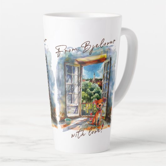 Tasse Latte Bjelovar (Angle droit)