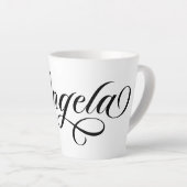 Tasse Latte Black Elegant Letting Angela (Angle droit)
