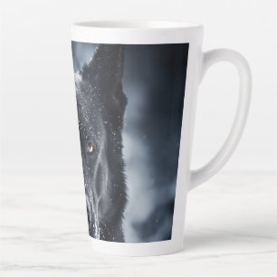 Tasse Latte Black German Shepherd