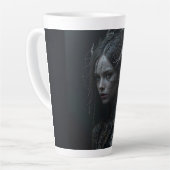 Tasse Latte Black Gothic Girl (Angle gauche)