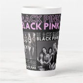 Tasse Latte Black Pink - BP (Devant)