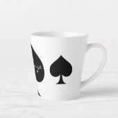 Tasse Latte Black Queen of Spades Black Thunder_Cove (Droite)