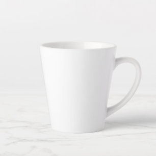 Tasse Latte Blanc, latte gris pâle