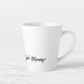 Tasse Latte Blancs neigeux Bonne matinée (Droite)