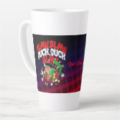 Tasse Latte Blaw, Blaw, Chuck, Chuck, Blaw, (Angle gauche)