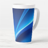 Tasse Latte Bleu (Angle droit)