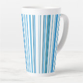 Tasse Latte Bleu Bleu Plage (Angle droit)
