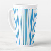 Tasse Latte Bleu Bleu Plage (Angle gauche)