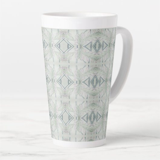 Tasse Latte Bleu complexe   (Angle droit)