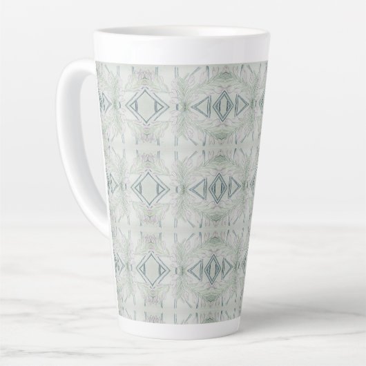 Tasse Latte Bleu complexe   (Angle gauche)