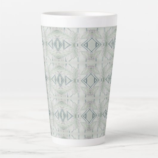 Tasse Latte Bleu complexe   (Devant)