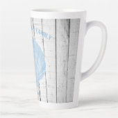 Tasse Latte Bleu coquille en latte de coquille (Droite)