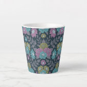 Tasse Latte Bleu foncé, vert et violet (Devant)