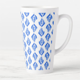Tasse Latte Bleu Méditerranée