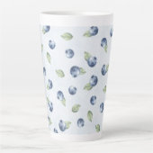 Tasse Latte Bleu Myrtilles Fruit (Devant)
