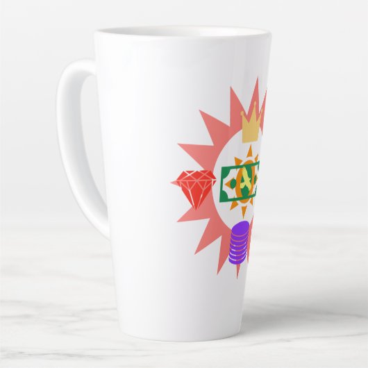 Tasse Latte Bling Stuff (Angle gauche)