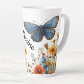 Tasse Latte Bliss papillon (Angle droit)