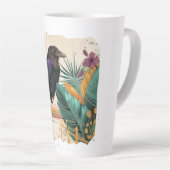 Tasse Latte BlossomRaven dans la jungle (Angle droit)
