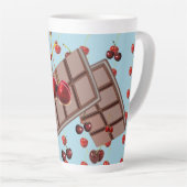 Tasse Latte Blue Coffee Love (Angle droit)