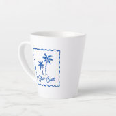 Tasse Latte Blue Cove (Angle gauche)