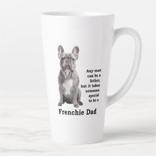 Tasse Latte Blue Frenchie Papa