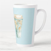 Tasse Latte Blue Hello World Coffee Cup (Droite)