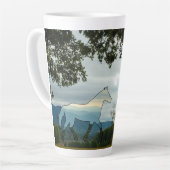 Tasse Latte Blue Ridge Horse Cades Cove (Angle gauche)