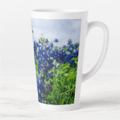 Tasse Latte Bluebonnets Texas Fleurs Lupine (Droite)