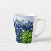 Tasse Latte Bluebonnets Texas Fleurs Lupine (Droite)