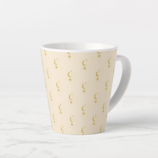 Tasse Latte Blush céleste (Angle droit)