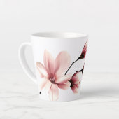 Tasse Latte Blush Magnolias (Angle gauche)