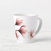 Tasse Latte Blush Magnolias (Angle droit)