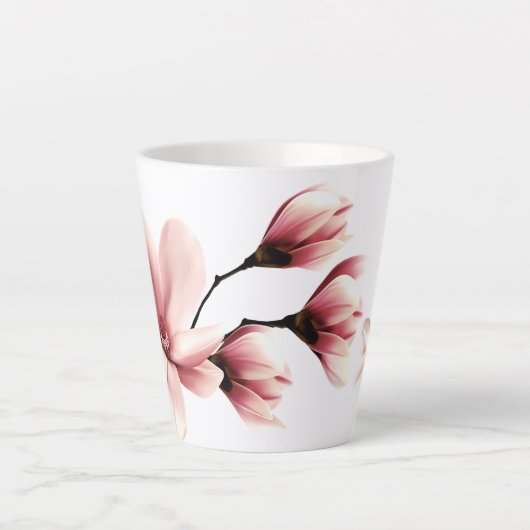 Tasse Latte Blush Magnolias (Devant)
