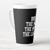 Tasse Latte Bob : Homme, Mythe, Légende (Angle gauche)
