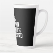 Tasse Latte Bob : Homme, Mythe, Légende (Droite)