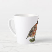 Tasse Latte Bobwhite Quail (Angle gauche)
