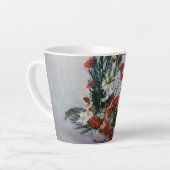 Tasse Latte Bodegón de flores (Angle gauche)