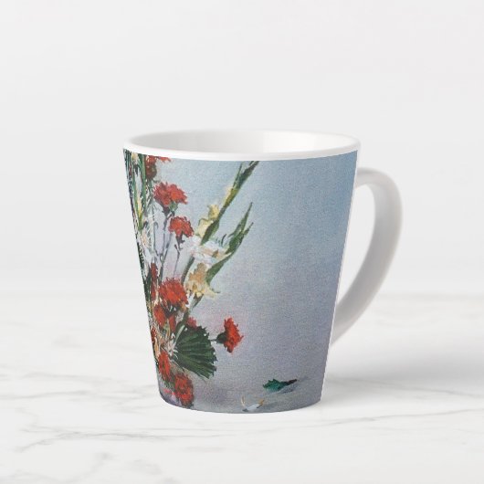 Tasse Latte Bodegón de flores (Angle droit)
