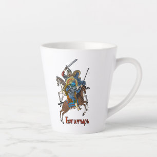 Tasse Latte Bogatyr russe médiéval