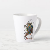 Tasse Latte Bogatyre russe médiéval (Angle droit)
