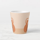 Tasse Latte Boho Cats Sunset Desert (Devant)