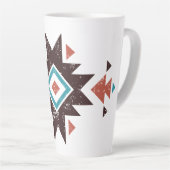 Tasse Latte Boho Diamond Emblem (Angle droit)