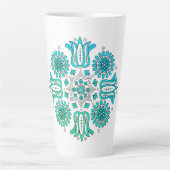Tasse Latte Boho Folk (Devant)